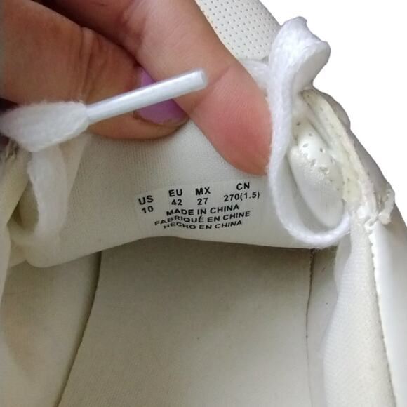 American Eagle White and cheetah/leopard Sneakers -Women's 10 -Laces, Perforated - Picture 9 of 11